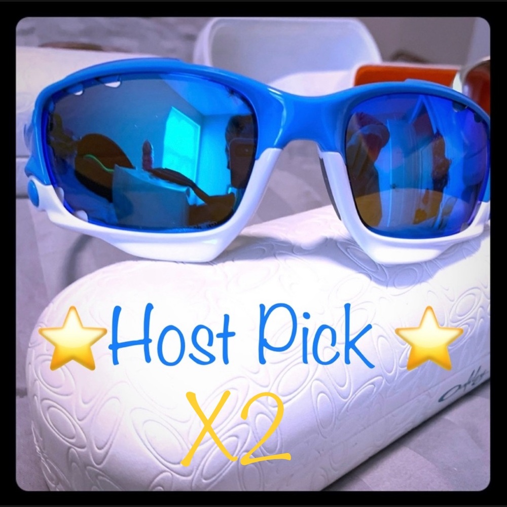 💕HP💕Oakley new racing blue polarized sunglasses